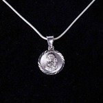 Medalik Matka Boża Częstochowska - srebrny