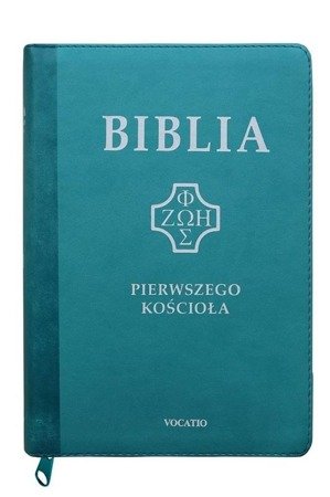 Biblia Pierwszego Kościoła z suwakiem i paginatorami - turkusowa