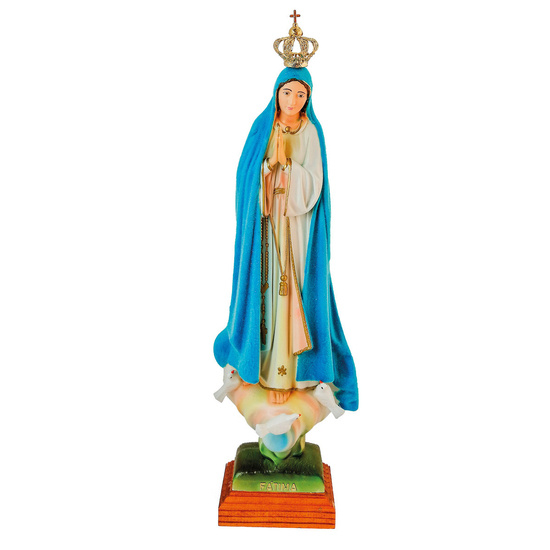 Figura Matki Bożej Fatimskiej - niebieska
