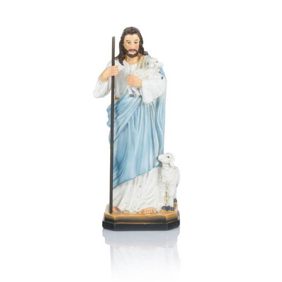 Figurka - Jezus Dobry Pasterz - 14 cm