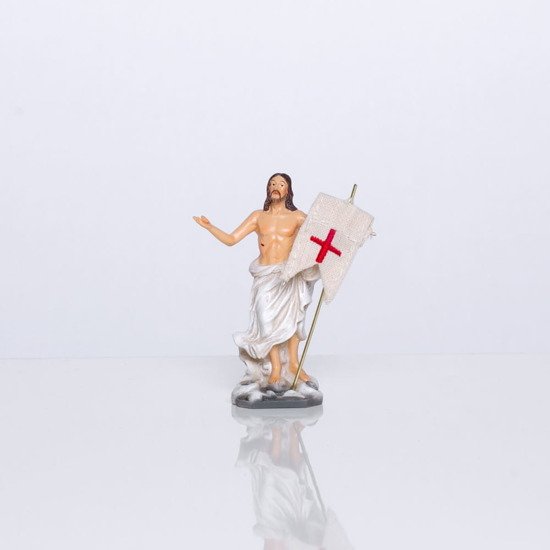 Figurka - Jezus Zmartwychwstały - 8,5 cm