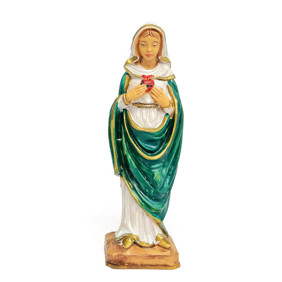 Figurka Niepokalane Serce Maryi - 15 cm nietłukąca