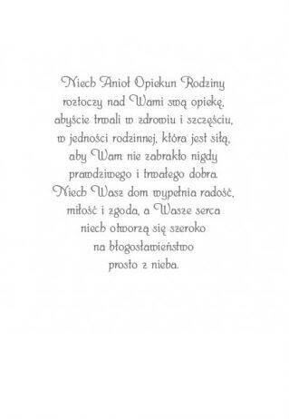 Karnet: Z Aniołami 37. Posyłam Ci Anioła Opiekuna Rodziny