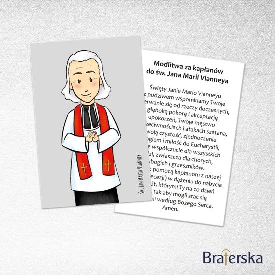 Obrazki dla dzieci. Św. Jan Maria Vianney.