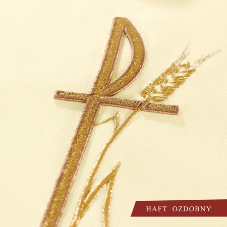 Ornat liturgiczny haftowany symbol "PAX" 