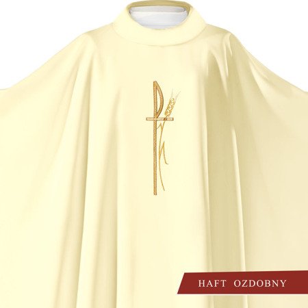 Ornat liturgiczny haftowany symbol "PAX" 