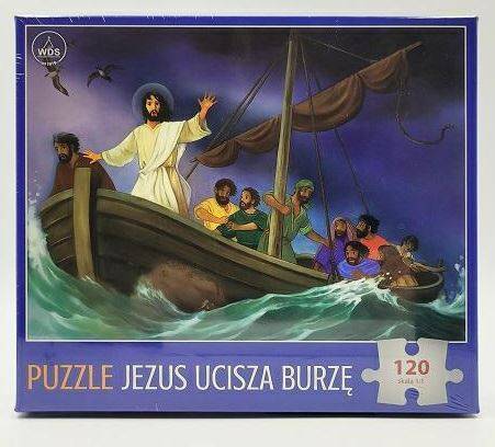 PUZZLE WDS 120 el. JEZUS UCISZA BURZĘ