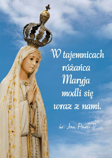 Plakat A3 - W tajemnicach różańca