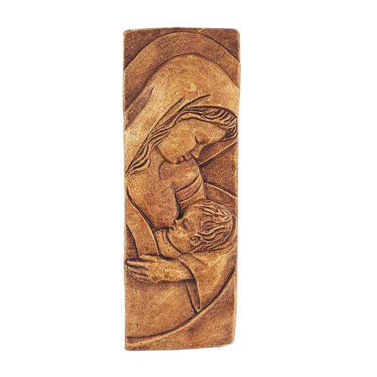 Płaskorzeźba - Matka Boża karmiąca - 16 cm