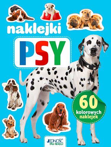 Psy. 60 kolorowych naklejek