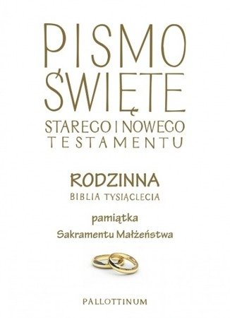 Rodzinne Pismo Święte Pamiątka Sakramentu Małżeństwa