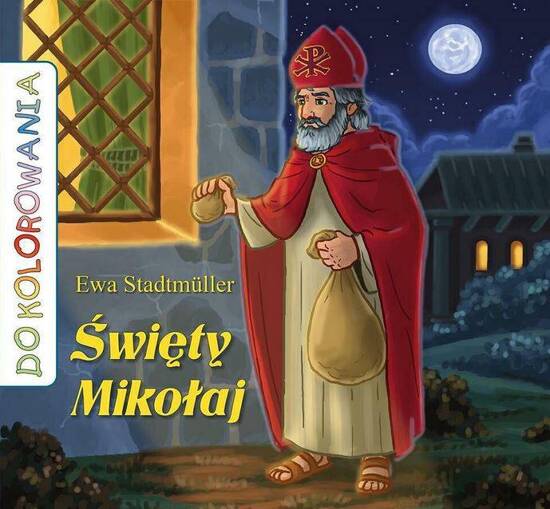 Św. Mikołaj - kolorowanka