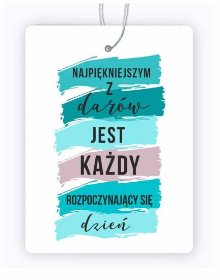 Zawieszka zapachowe – Najpiękniejszym z drów jest każdy rozpoczynający… OCEAN